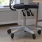 Flash Furniture Dark Gray Mesh Multifunction Chair - Roller Wheels HL-0001-WH-DKGY-RLB-GG - alternate 7